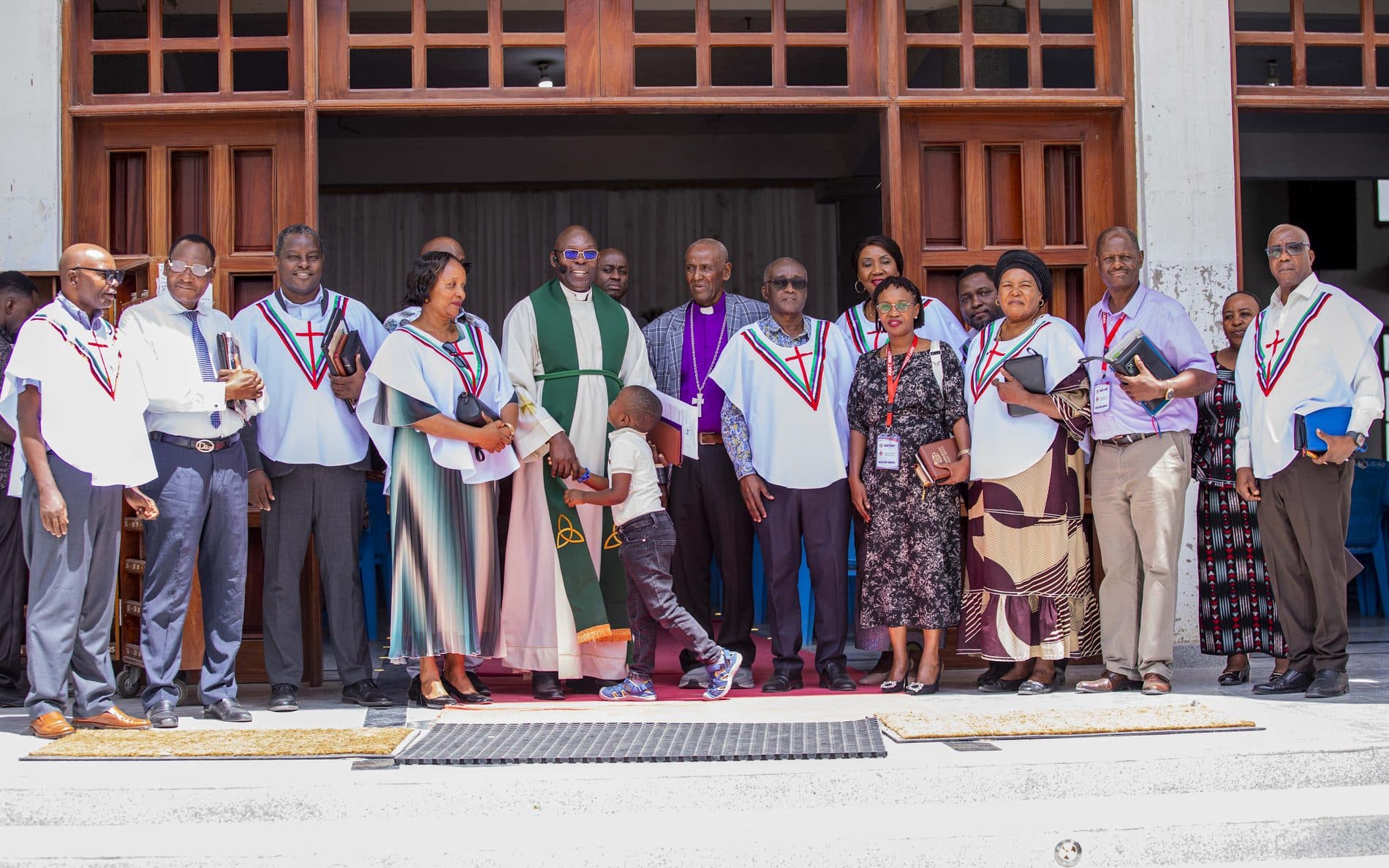 The church elders with the pastors