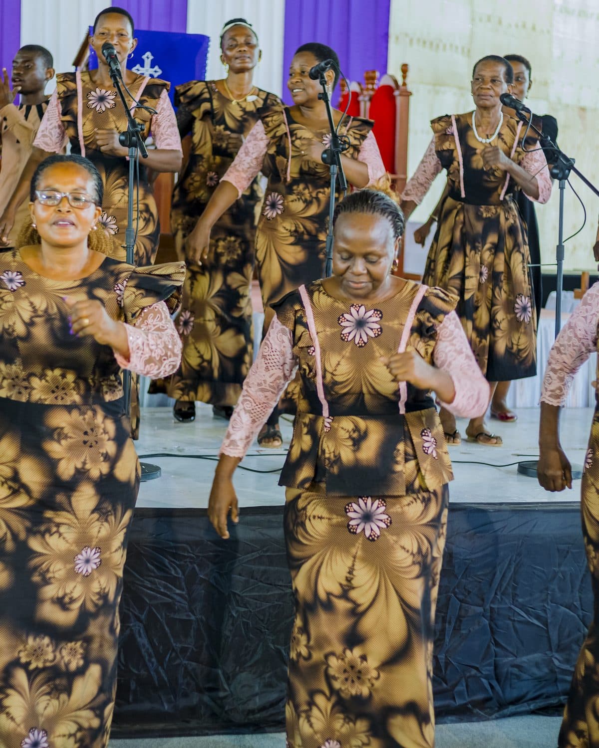 The evangelism team in song