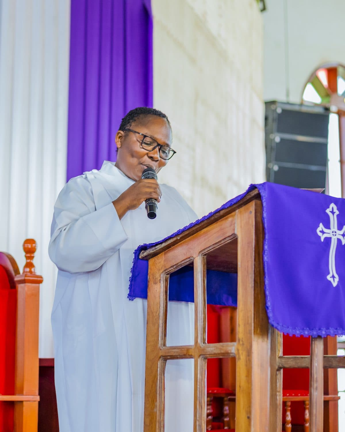 Preaching during the service