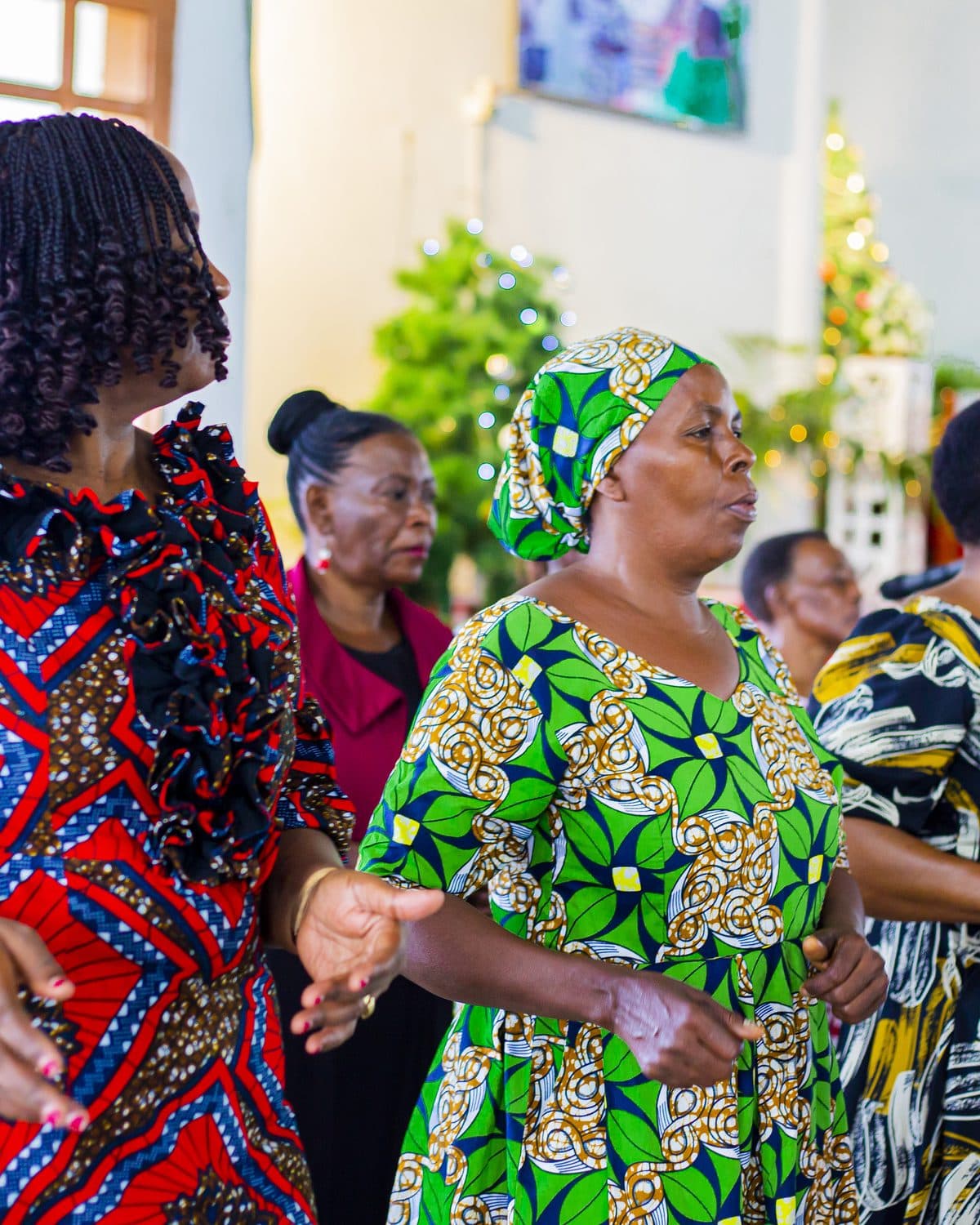 The women's fellowship in song